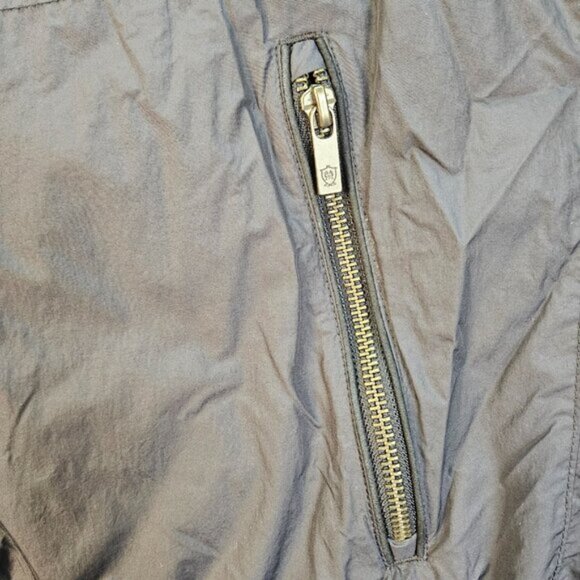 Massimo Dutti Jacket Lightweight Snap Buttons Blue Pockets Long Sleeve Mens Sz L - Picture 11 of 12